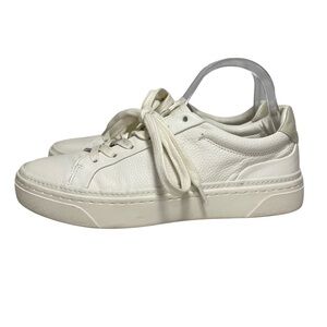 Zara - white leather runner - 9 (40)